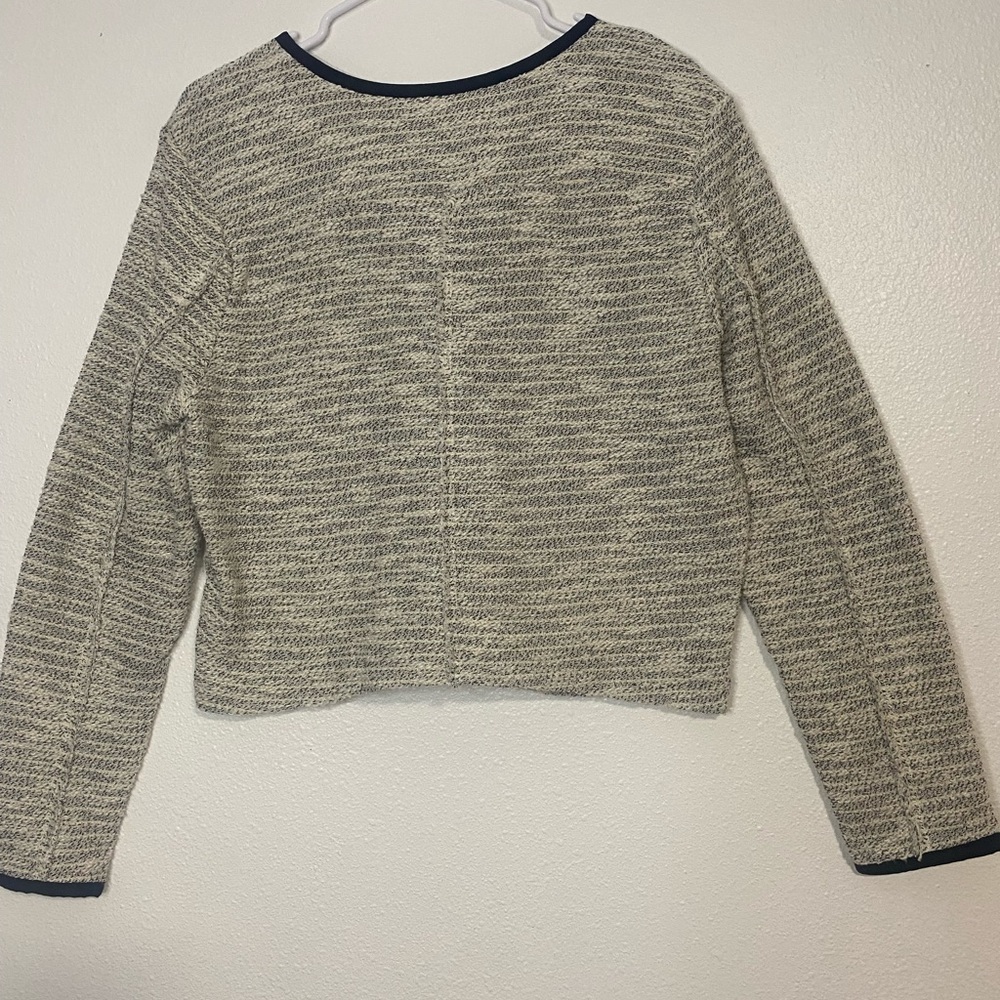 Metaphor Black and White Textured Blazer - Picture 7 of 16